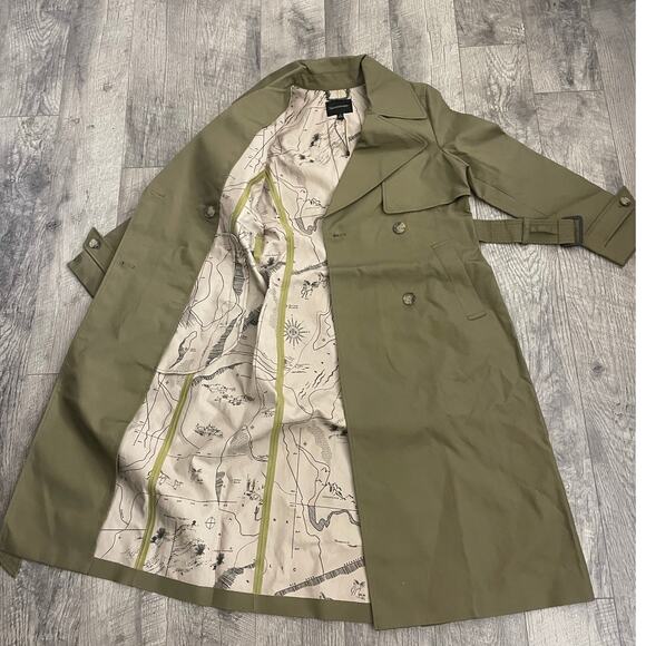 Banana Republic Essential Trench Coat Top Fashion Coat - Picture 3 of 9